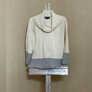 Jones New York Cream Cowl Neck SweaterSz L